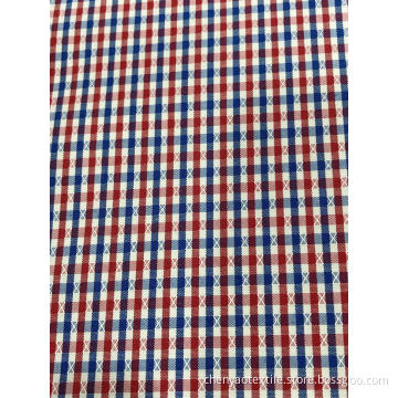 T/C(20%Cotton80%Polyester)Yarn-dyed Dobby Plaid Fabric